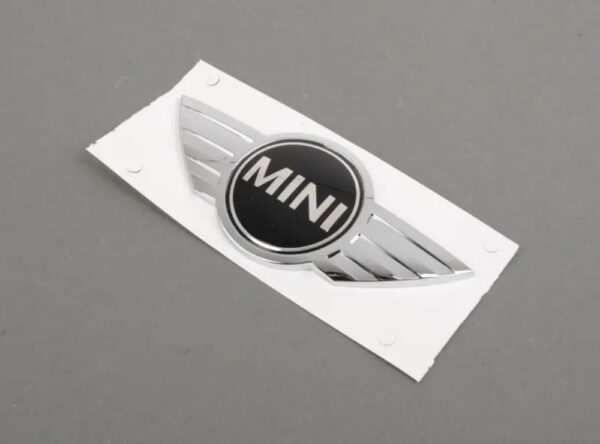 51147411203 - NEW OEM MINI CLUBMAN F54 REAR TRUNK EMBLEM 51147411203 GENUINE