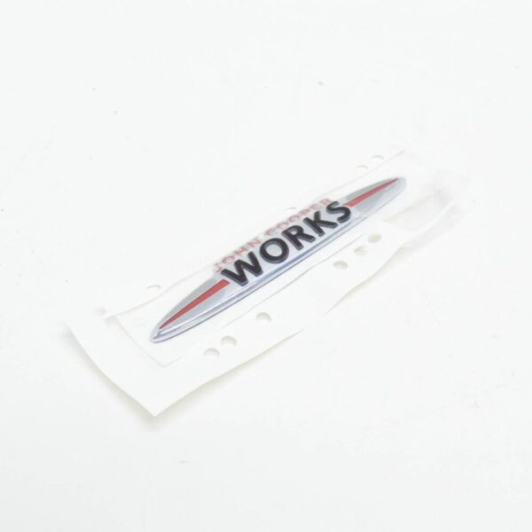 51147476376 - Mini F56 R55 R56 John Cooper Works Emblem Sticker 51147476376 New Original