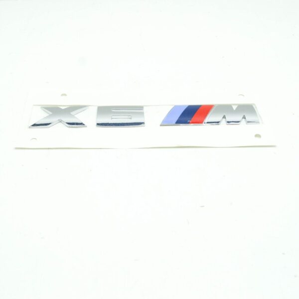 51148057983 - NEW BMW X6 M6 F86 TRUNK LID X6M BADGE STICKER 51148057983 8057983 2015 ORIGINAL