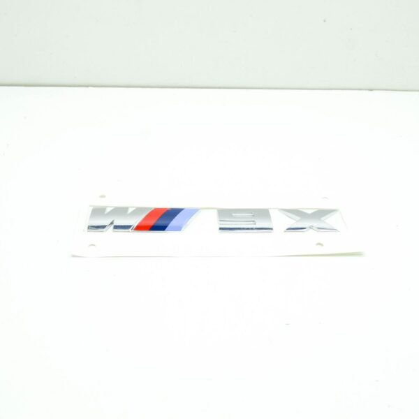 51148057983 - NEW BMW X6 M6 F86 TRUNK LID X6M BADGE STICKER 51148057983 8057983 2015 ORIGINAL