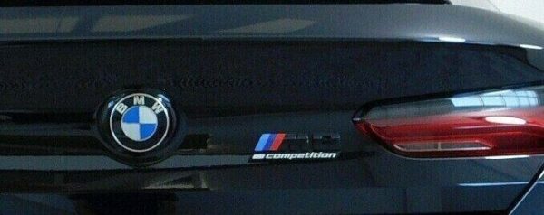 51148098328 - BMW 8' F91 F92 M8 Competition Black Rear Coat of Arms for Trunk 51148098328 Auten