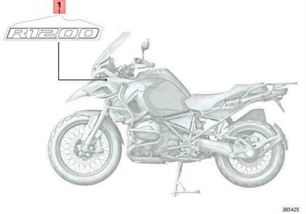 51148561492 - OEM BMW K51 0A12 0A22 0A32 0A42 LETTERING RIGHT 51148561492 GENUINE NEW