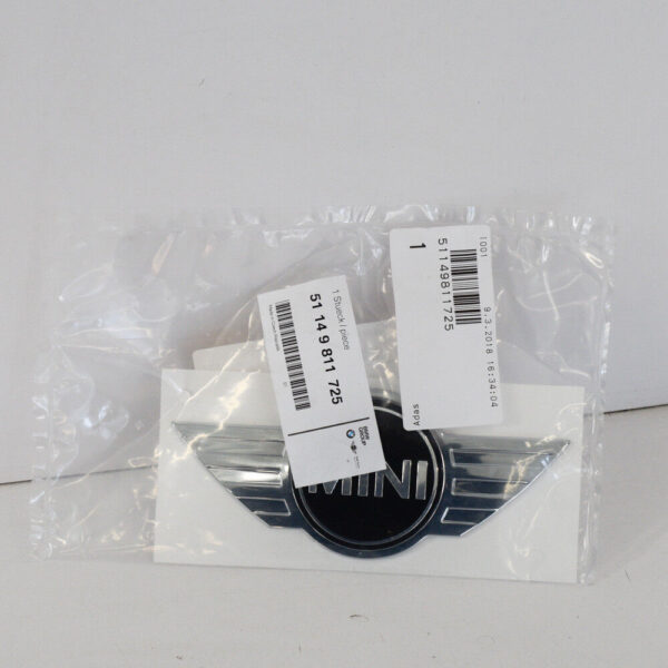 51149811725 - OEM MINI MINI Paceman R61 Front Hood BADGE 51149811725 9.811.725 2013 NEW