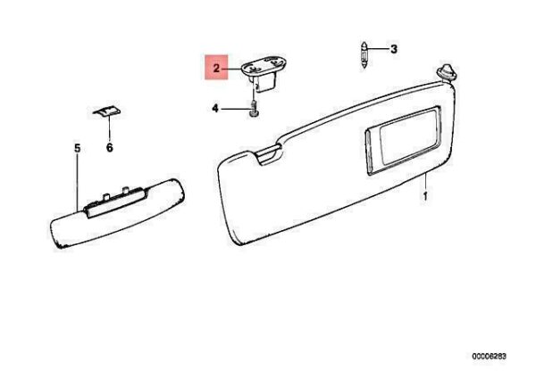 51161949746 - OEM BMW M5 E32 E34 518I 520I 524TD 525I BRACKET WITH CONTACT 51161949746 GENUINE