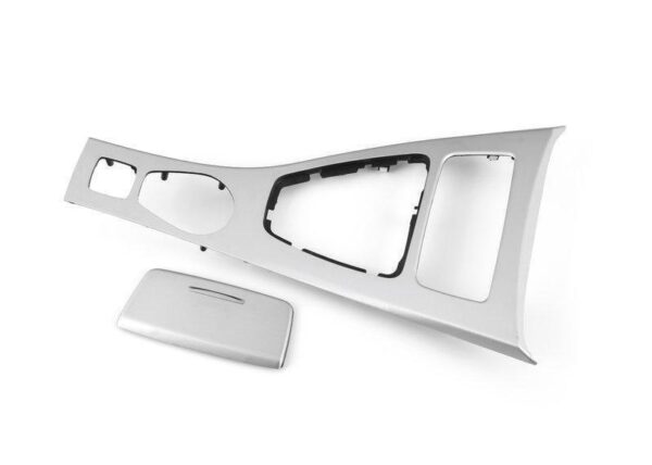 51167137476 - BMW E39 E60 E61 Original Fine Brushed Aluminum Interior Strips 51167137476