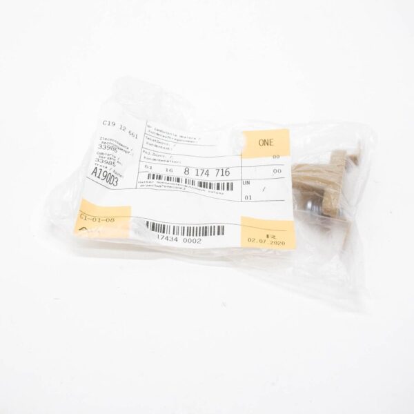 51168174716 - BMW 5 E39 Beige Sun Visor Lock 51168174716 8174716 NEW REAL