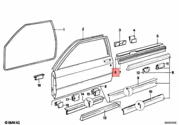 51211847057 - BMW E21 1975 1983 Original Cover 51211847057