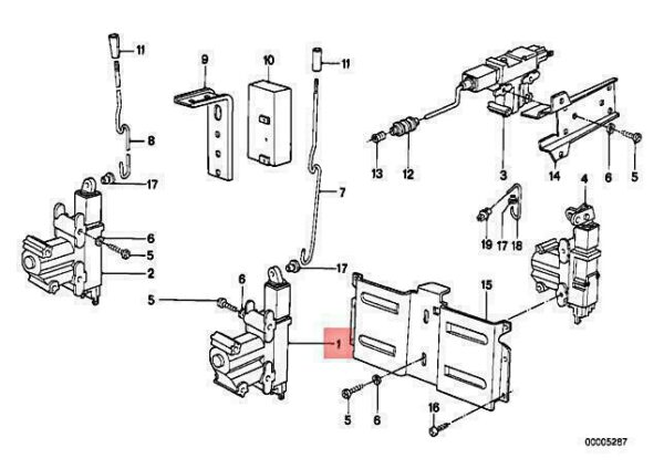 51261372594 - OEM BMW M3 E23 E24 E30 316 316I 318I DRIVE F DOOR 51261372594 NEW