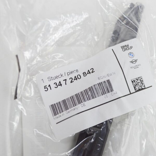 51347240842 - BMW 1 F20 door gasket strip rear right 7240842 51347240842 NEW original