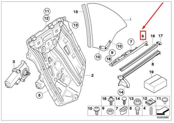 51378229480 - BMW 3 SERIES E46 CONNECTION BRACKET REAR RIGHT 8229480 51378229480 NEW GENUINE