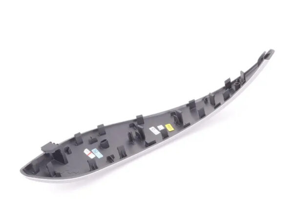 51418064249 - New OEM BMW 3 4 Series Front Left Door Trim Pull Handle Trim Aluminum 8064249