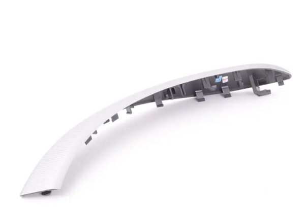 51418064249 - New OEM BMW 3 4 Series Front Left Door Trim Pull Handle Trim Aluminum 8064249