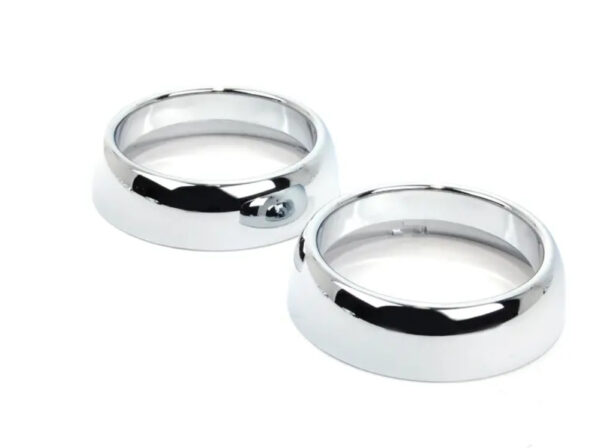 51457132399 - NEW OEM MINI COOPER R50, R53 FRONT AIR VENT CHROME RING SET 51457132399 GENUINE