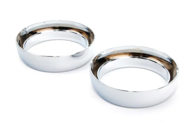51457132399 - NEW OEM MINI COOPER R50, R53 FRONT AIR VENT CHROME RING SET 51457132399 GENUINE