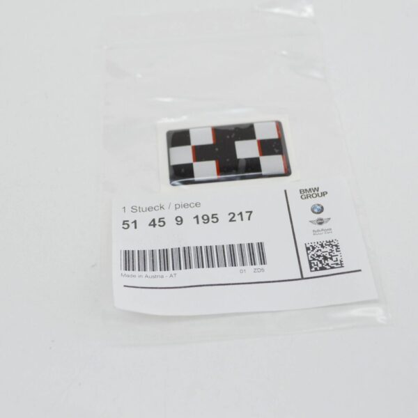 51459195217 - MINI COOPER S JCW R56 JCW Dash Dark Piano Sticker 51459195217 NEW REAL