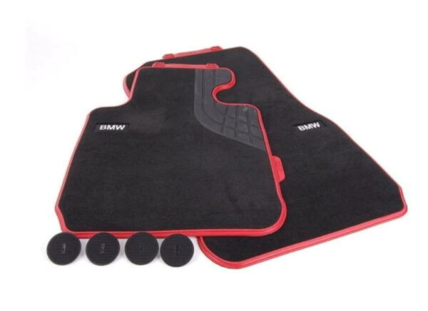 51472293358 - BMW 3 F34 Textile Sport Floor Mats Set Front 2293358 51472293358 NEW Genuine