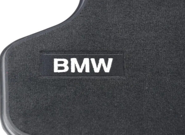 51472297428 - BMW 2 Coupe F22, F87 floor mat set rear 51472297428 2297428 NEW ORIGINAL