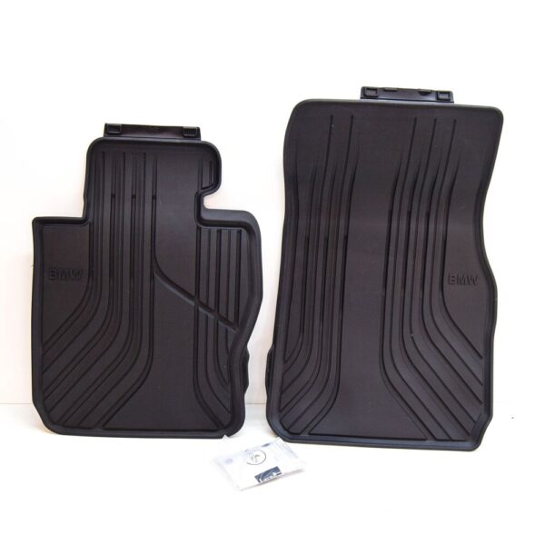 51472339809 - BMW 3 F30 all-weather floor mats front LHD 51472339809 NEW REAL