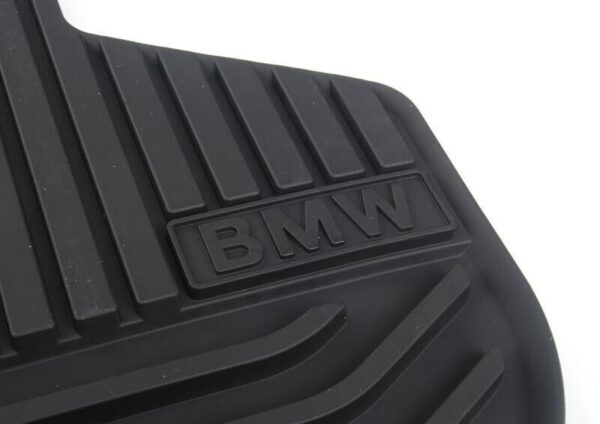 51472346785 - BMW F10 F11 All Season Back Mats Authentic Black 5147234678