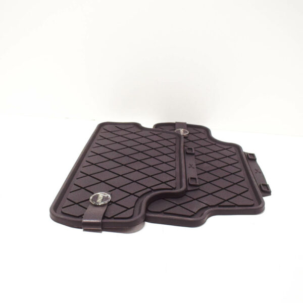 51472411340 - NEW MINI COOPER F57 ALL WEATHER REAR RUBBER FOOT MATS 51472411340 ORIGINAL