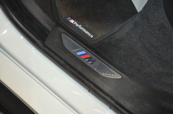 New OEM BMW X5 X6 E70 E71 Set Of Rear Door Entrance ///M Trims 7205265 7205265 - Image 2