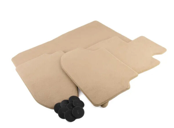 51477351386 - BMW 5 F10 floor mat set 51477351386 7351386 NEW ORIGINAL