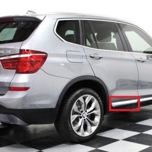 51477352557 - New Genuine BMW X3 X4 F25 F26 Wheel Arch Moulding Rocker Panel Rear Left 7352557