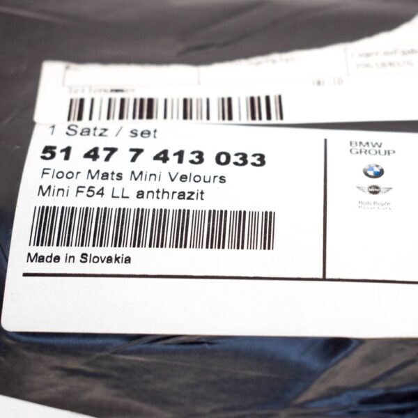 51477413033 - MINI Clubman F54 Floor Mat Set LHD 51477413033 7413033 NEW GENUINE