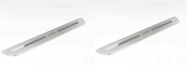 51478257871 - New Genuine BMW Z8 E52 Door Sill Cover Trim Stainless Steel Set Pair L+R OEM