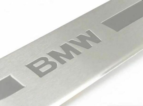 51478257871 - New Genuine BMW Z8 E52 Door Sill Cover Trim Stainless Steel Set Pair L+R OEM