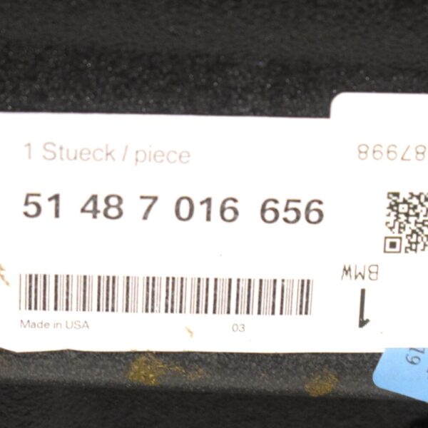 51487016656 - NEW BMW Z4 E85 FRONT RIGHT DOOR SOUND INSULATION 51487016656 7016656 ORIGINAL