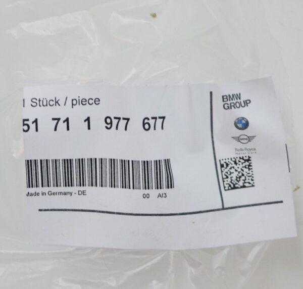 51711977677 - BMW 3 E36 Windshield Wiper Cowl Trim LHD 51711977677 1977 New Genuine