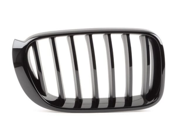 51712337763 - BMW F25 F26 Front Kidney Grille Right Passenger Performance Black Authentic