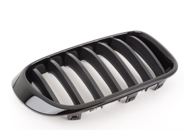 51712337763 - BMW F25 F26 Front Kidney Grille Right Passenger Performance Black Authentic