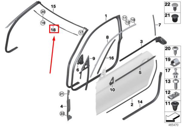51717279776 - NEW BMW 4 CONVERTIBLE F33 F83 WINDSCREEN COWL PANEL STRIP 51717279776 72797766