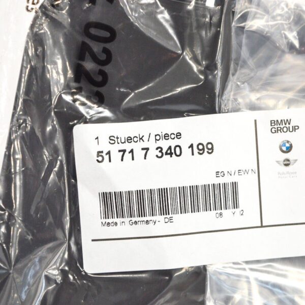 51717340199 - BMW 5 G30 Fender Front Cover Bulb Change 51717340199 7340199 NEW GENUINE