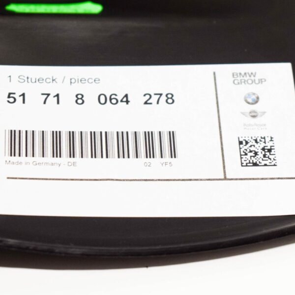 51718064278 - BMW 1 F20 squeezed lip front right M Sport 51718064278 NEW REAL