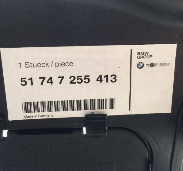51747255413 - BMW F30 Air duct behind kidney grids to radiator Origin