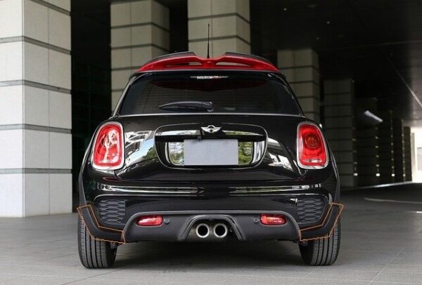 51777381025 - NEW MINI F55 JCW REAR LEFT LOWER RIGHT BLACK ORIGINAL