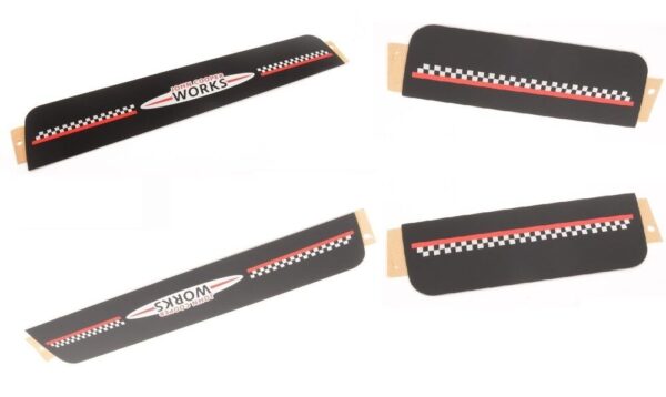 51779808573 - NEW MINI R60 COUNTRYMAN SET OF DOOR ENTRY THRESHOLD JCW STICKERS 4 PIECES