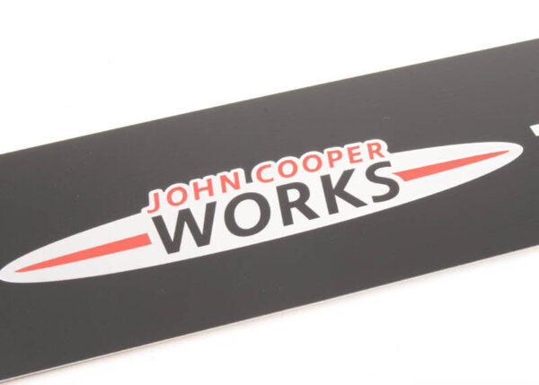 51779808573 - NEW MINI R60 COUNTRYMAN SET OF DOOR ENTRY THRESHOLD JCW STICKERS 4 PIECES