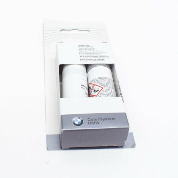 51912148499 - NEW BMW TOUCH UP PAINT STICK SET A96 MINERAL WHITE METALLIC 51912148499 2148499