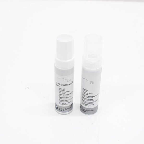 51912148499 - NEW BMW TOUCH UP PAINT STICK SET A96 MINERAL WHITE METALLIC 51912148499 2148499
