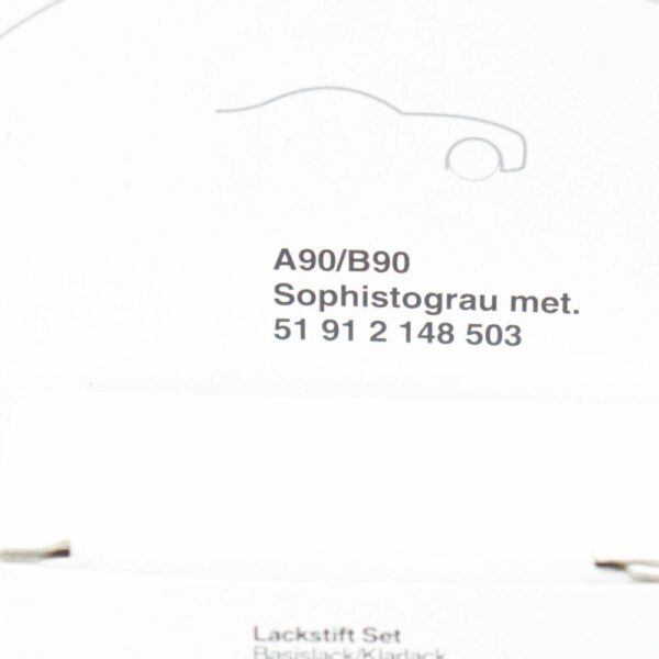 51912148503 - OEM BMW TOUCH UP PAINT STICK SET A90/B90 SOPHISTO GREY METALLIC 51912148503