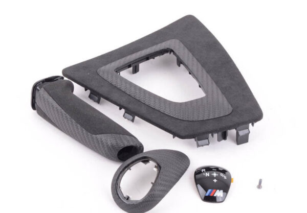 51952411428 - NEW BMW F87 LCI M PERFORMANCE CARBON & ALCANTARA TRIM  2411428 ORIGINAL
