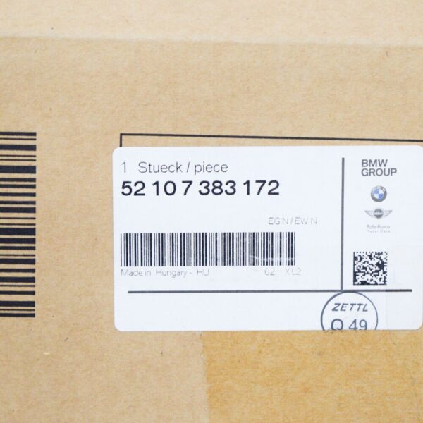 52107383172 - BMW 4 F33 Seat Belt Guide Upper Right 52107383172 2016 NEW GENUINE