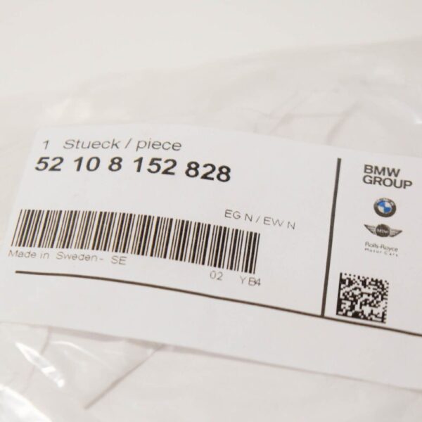 52108152828 - BMW 8 E31 Front Seat Lever Right Chrome 52108152828 8152828 NEW OEM