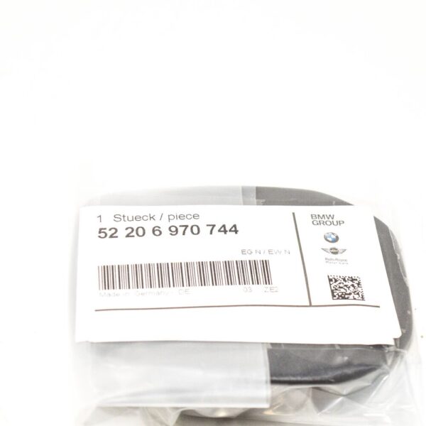 52206970744 - BMW 3 E92 Rear Seat Black Isofix Mount Cover 52206970744 New Genuine