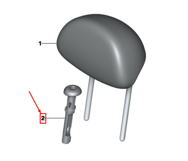 52209803692 - MINI COUNTRYMAN R60 HEADREST GUIDE 52209803692 9803692 NEW GENUINE