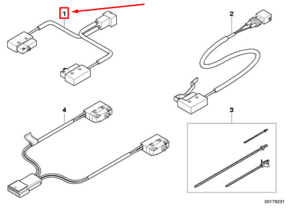54348226659 - BMW 3 E36 convertible top micro switch lock 8226659 54348226659 NEW ORIGINAL